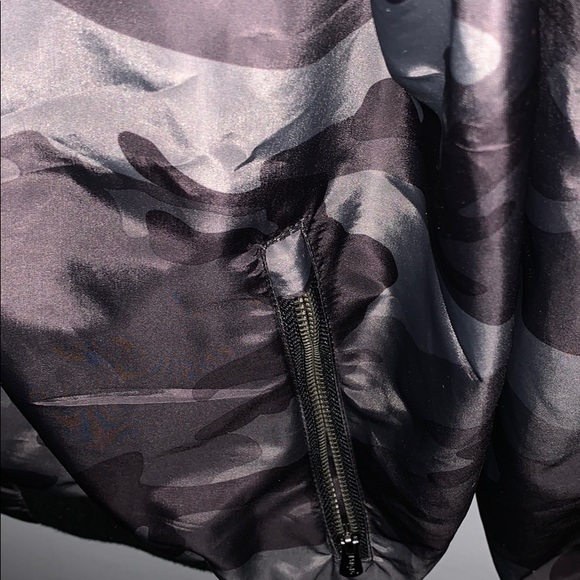 Grey thick bomber hoodie - Picture 5 of 6